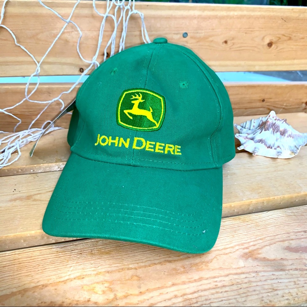John Deere Men's Embroidered Logo “Dad Cap”